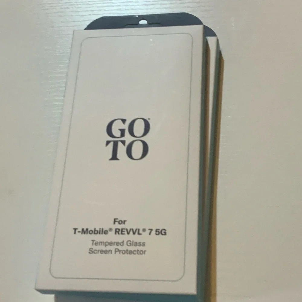 GO TO Tempered Glass Screen Protector for T-Mobile REVVL 7 5G - White